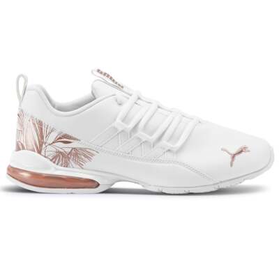 

Женские белые кроссовки Puma Riaze Prowl Palm Running, спортивная обувь 37733501, Белый, Puma Riaze Prowl Palm Running