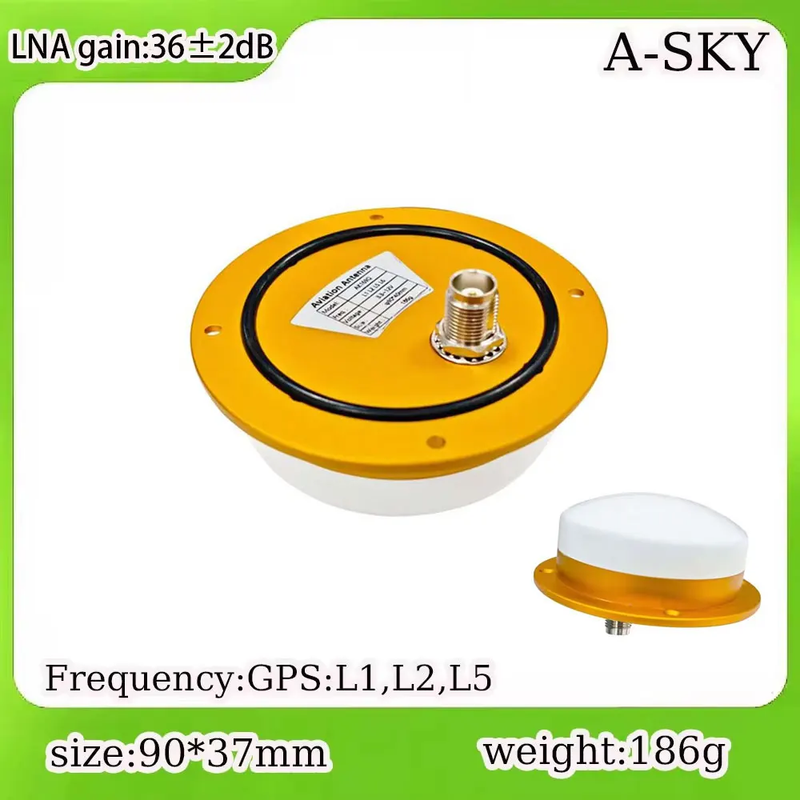 GPS RTK Surveying Antenna Aerospace Four Star Multi Frequency Differential High