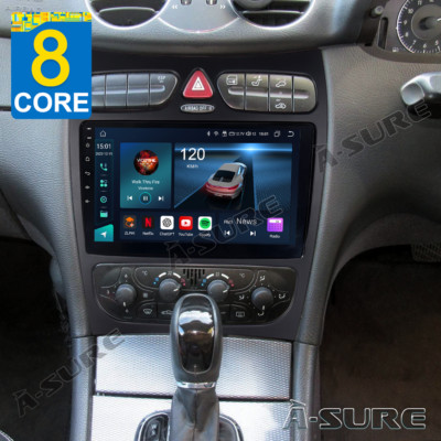 4GB+64GB Android 13.0 For MERCEDES BENZ C/CLK C209 W209 Car Stereo Radio CarPlay