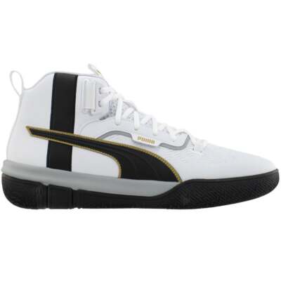 

Мужские баскетбольные кроссовки Puma Legacy 68, черные, белые, спортивная обувь 193512-01, Black;white, Puma Legacy '68 Basketball