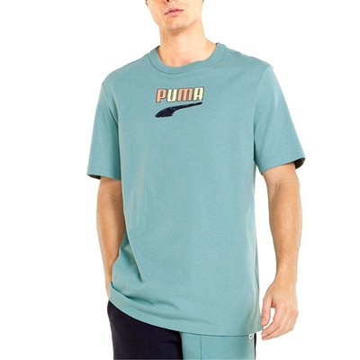 

Puma Downtown Logo Футболка с круглым вырезом и короткими рукавами Мужские синие повседневные топы 53367250, Синий, Puma Downtown Logo Crew Neck Short Sleeve T-Shirt
