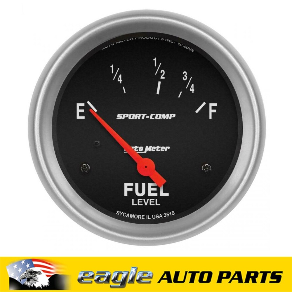 AUTOMETER SPORTS COMP Fuel Level GAUGE Empty/Full 2 5/8" 73 Ohms