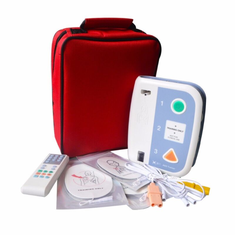 AED Simulated Defibrillator Trainer For First Aid In English&American Portuguese