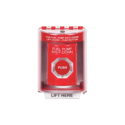 SAFETY TECHNOLOGY INTERNATIONAL SS2071PS-EN Fuel Pump Shutdown Push Button,Red 5