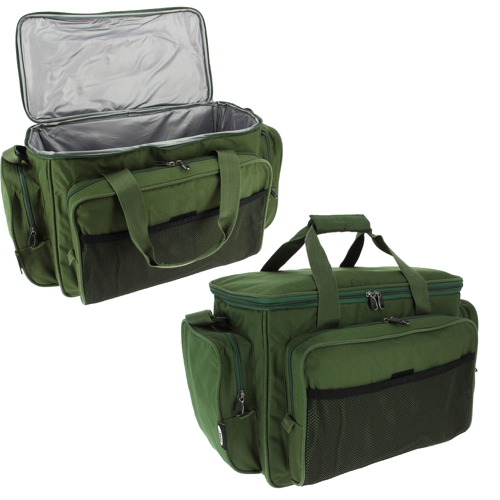 Carp Fishing Green Carryall Holdall Tackle Cooler Bag Insulated