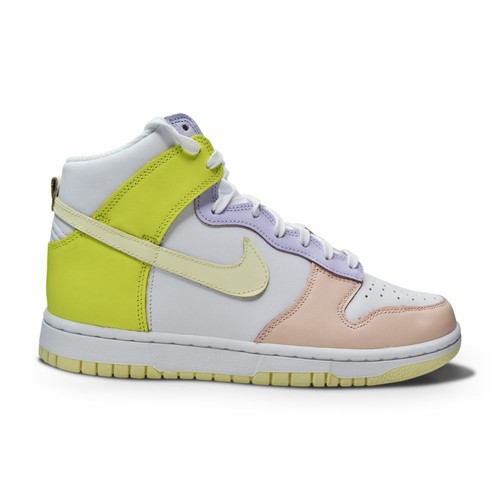 

Женские высокие кроссовки Nike Dunk — DD1869 108 — Cashmere LT Lemon Twist, Белый