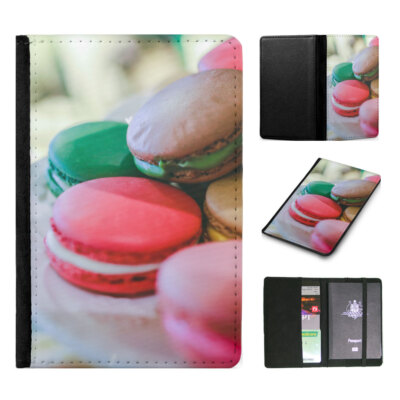 PASSPORT ITINERARY ORGANIZER|SWEET COLORFUL MACARON BISCUIT #1
