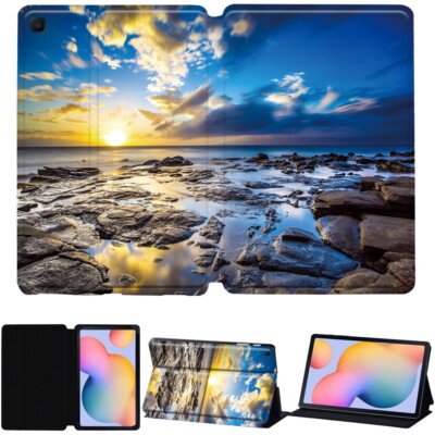 For Samsung Galaxy Tab A7/A8/A9/A9 Plus- View PU Leather Tablet Stand Cover Case