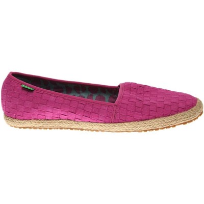 

Sanuk Basket Case Woven Женские розовые туфли на плоской подошве в повседневном стиле 1015599-VVL, Розовый, Sanuk Basket Case Woven Slip On