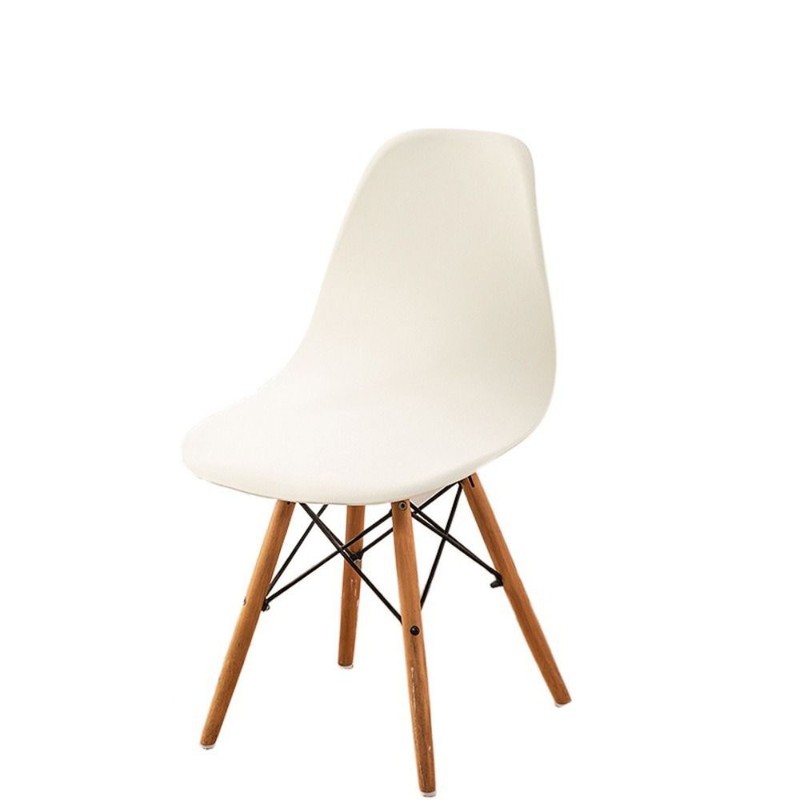 Shell Chair Cover Stretch Short Back Chair Covers Printed Dining Seat Cover US