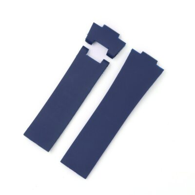 22mm x 10 25mm x 12mm Black Brown Blue Rubber Wrist Watch Band For Ulysse Nardin