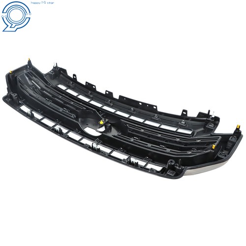 For 2020 2021 2022 Ford  F-250 F-350 Lariat Chrome Grill Satin Aluminum & Black