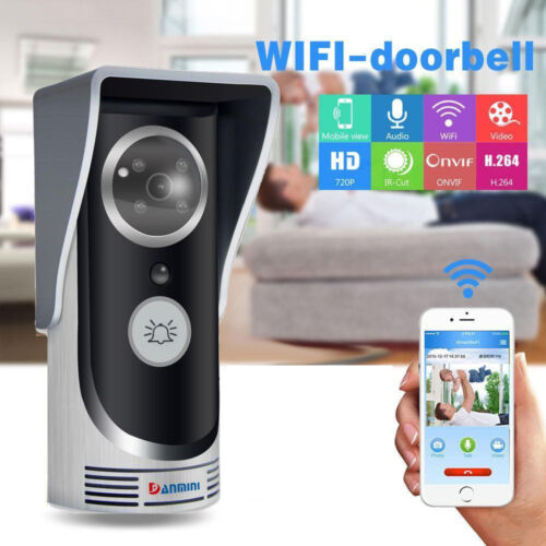 Wireless WiFi Remote Video Camera Door Phone Doorbell Interc
