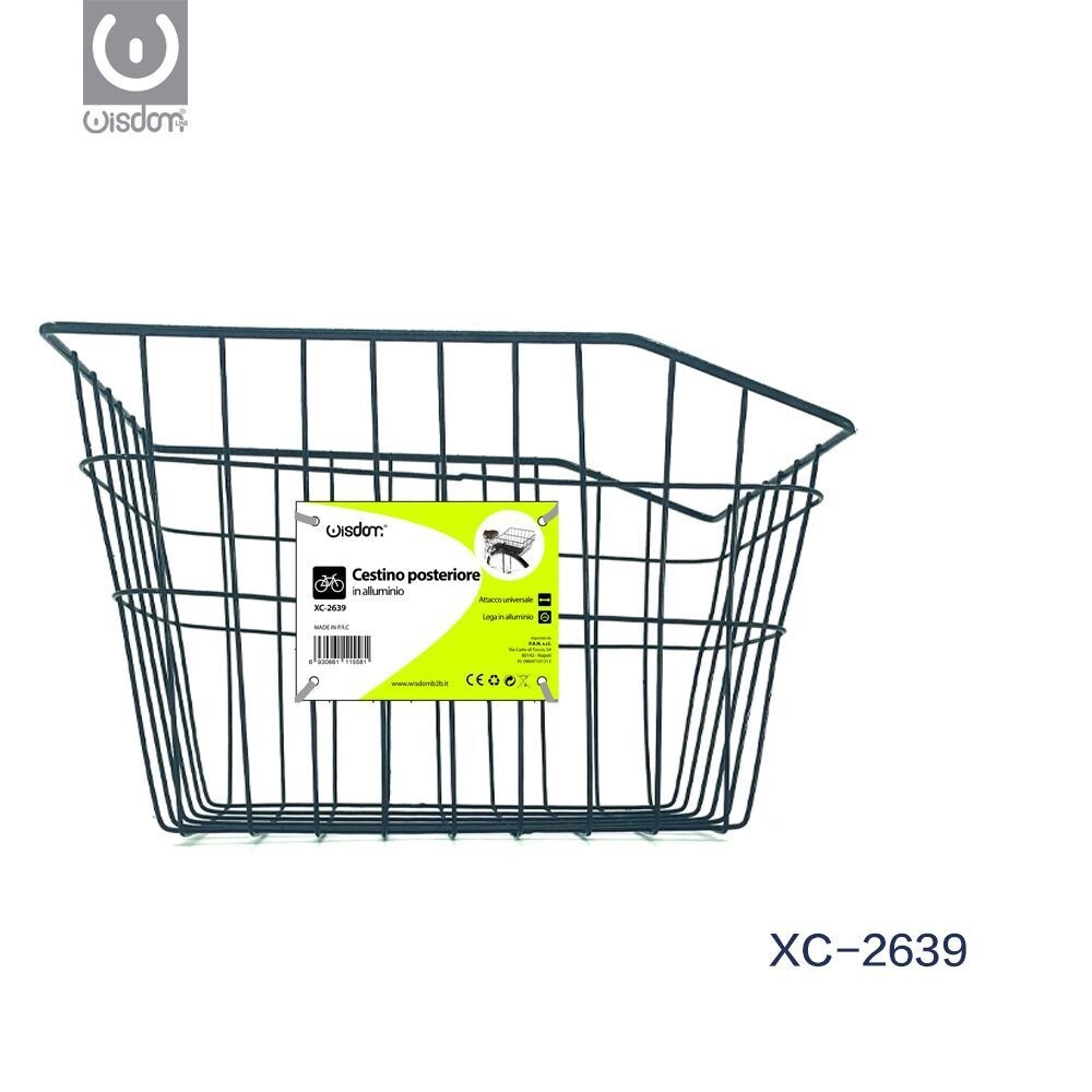 Cestino Portapacchi Posteriore In Alluminio Per Bici Bicicletta Xc-2639 wis