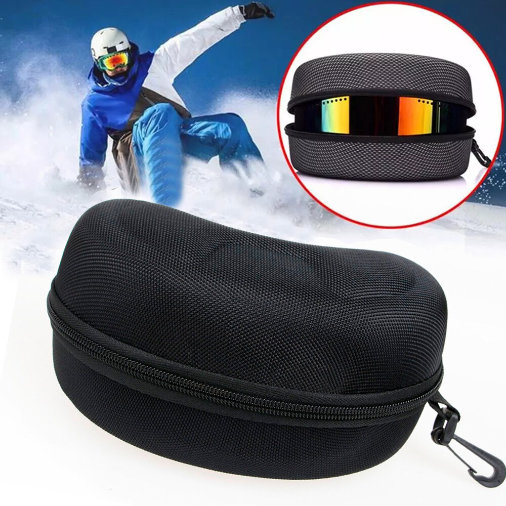 Skiing Goggles Sunglasses Carrying Bag Zip Hard Box