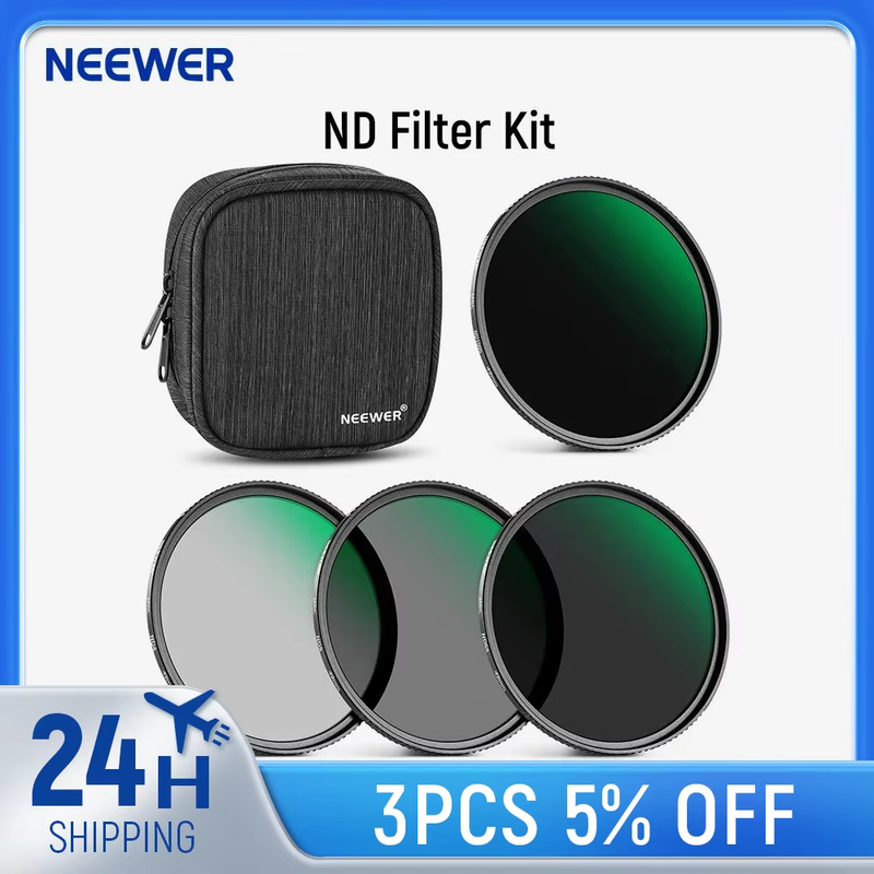 Fixed ND Filter Kit ND1000 ND64 ND8 ND4 Neutral Density Filter Set Double Sided