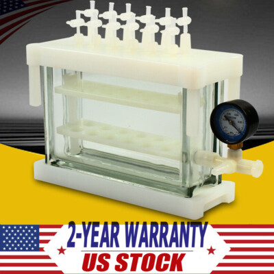 12 Position solid phase extraction vacuum SPE manifold e For Lab areas US Stock