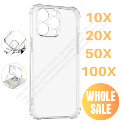 Wholesale Bulk Clear Phone Case Cover Lot For iPhone 15 14 13 12 11 Pro XR 8 7 6