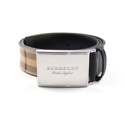 burberry george house check belt
