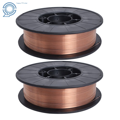 2 Pack ER70S-6 .035" (0.9mm) Mild Steel MIG Welding Wire 10-lbs Roll