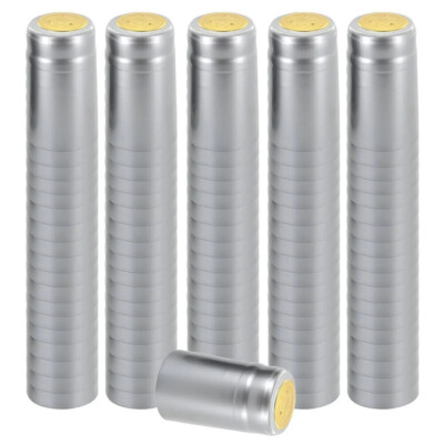 SILVER PVC SHRINK CAPSULES 100 Pack