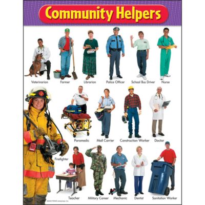 Community Helpers Learning Chart, 17'' x 22'' Trend Enterprises Inc. T-38115