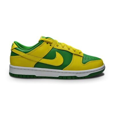

Мужские кроссовки Nike Dunk Low Retro Reverse Brazil DV0833 300 Apple Green Yellow Strike, Зеленый, Nike Dunk