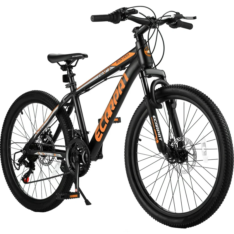 24 Inch Mountain Bike for Boys Girls, Aluminum Mountain Bike