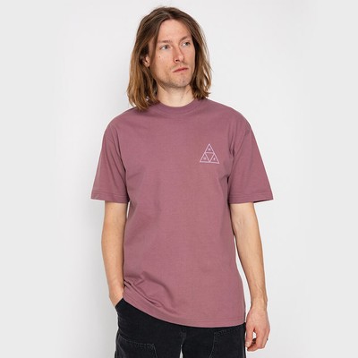 

HUF Set Triple Triangle Lifestyle Футболка мужская сиреневая, Фиолетовый, HUF Set Triple Triangle Lifestyle T-Shirt