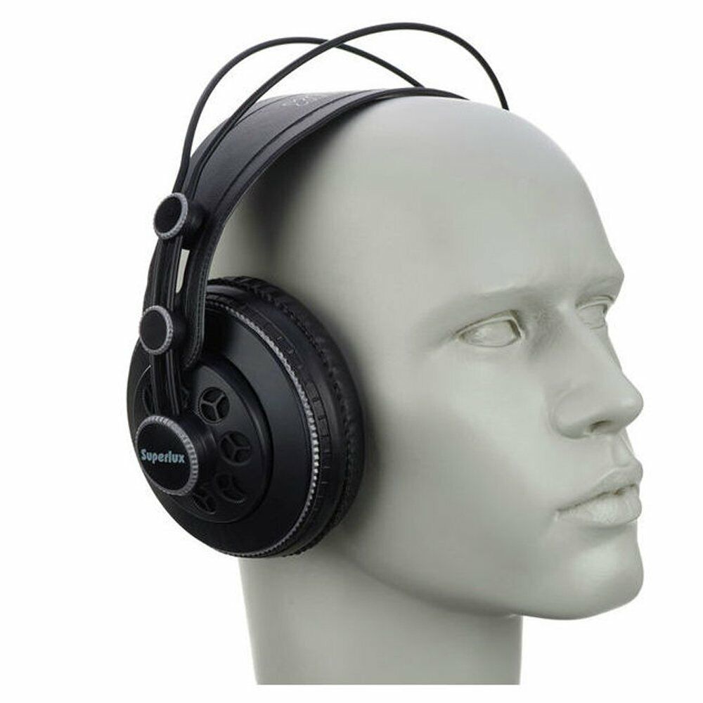 Professional Studio HeadPhones Over-Ear DJ Headset Superlux HD681B Monitor Audio