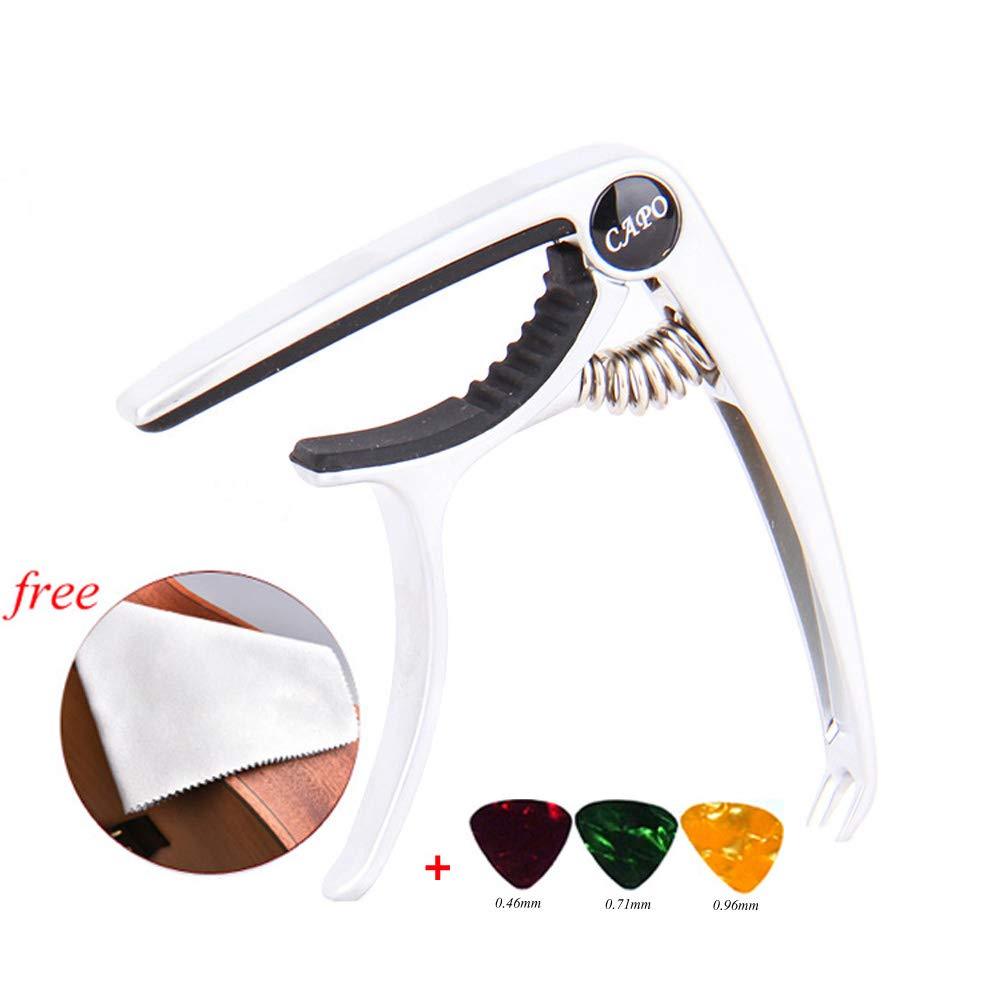 Guitar Capo Clamp Zinc Alloy Single-handed Quick Change bee-life FREE SHIPPING