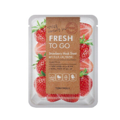 [TONYMOLY] Fresh To Go Mask Sheet Strawberry - 1pcs / Free Gift