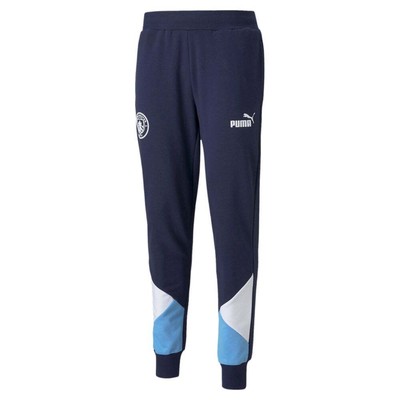 

Спортивные штаны Puma Mcfc Ftblculture мужские синие спортивные повседневные штаны 764528-03, Синий, Puma Mcfc Ftblculture Track Pants