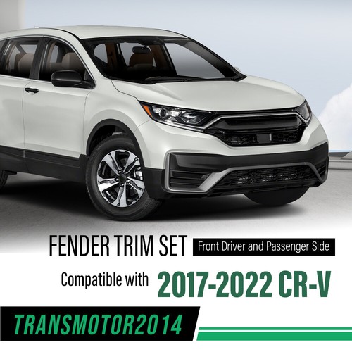 Fit For 2017-2022 Honda CR-V Front Fender Trim Set Driver and Passenger Side