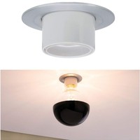 Paulmann 936.67 Nova LED Einbauleuchte Retro rund max. 10W Einbaustrahler Alu