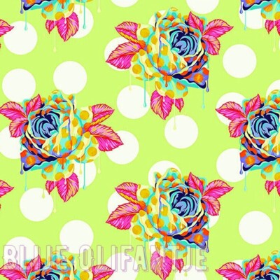 FAT QUARTER Tula Pink Moon Garden Curiosers Kaboom Painted Roses YOU CHOOSE