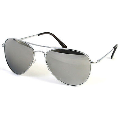 POP Fashionwear Metal Classic Aviator Color Lens Sunglasses Medium Size P968