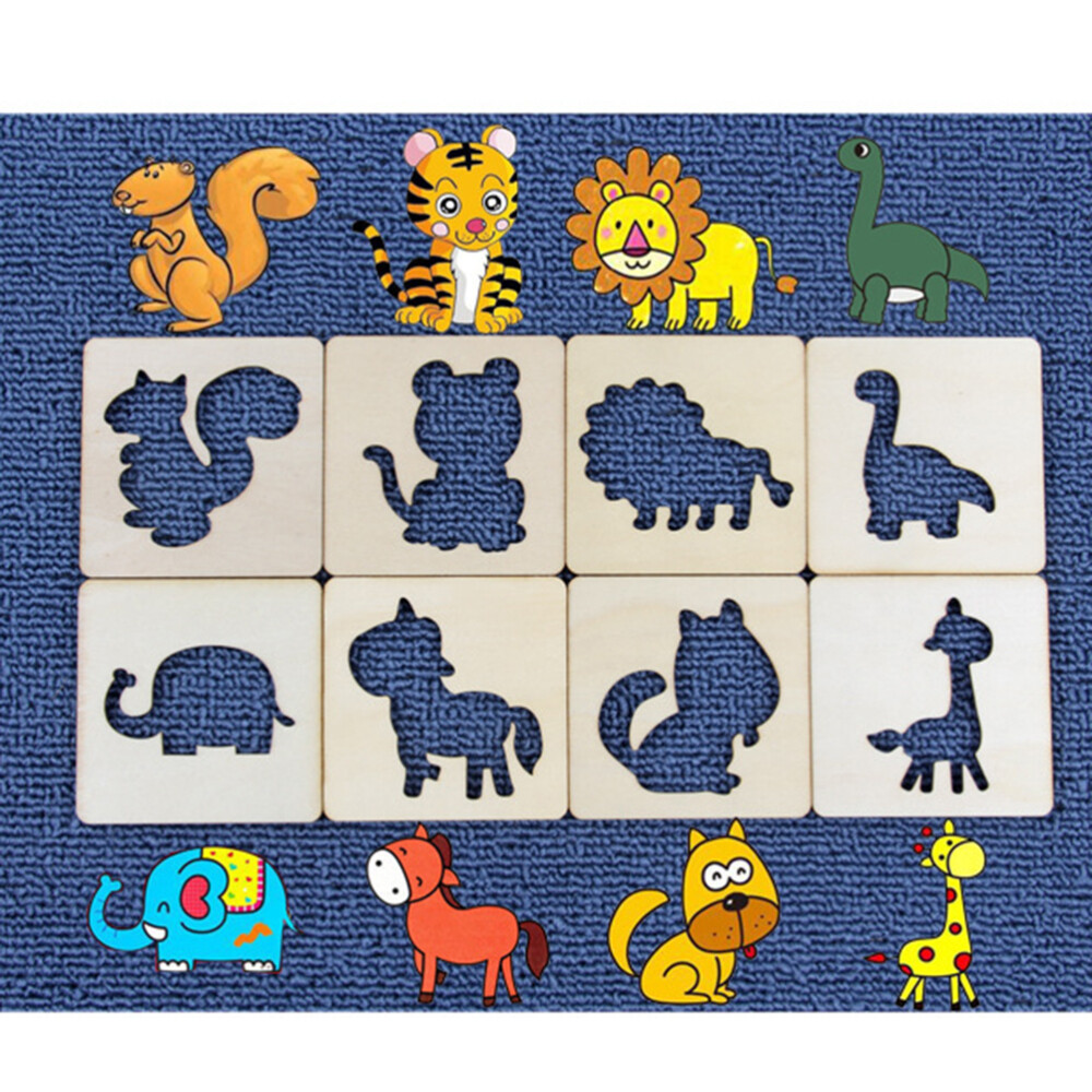 kids drawing stencil art set children painting decorating stencil