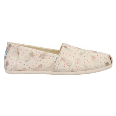 

Женские бежевые шлепанцы на плоской подошве TOMS Alpargata с рисунком в стиле кэжуал 10017936T, Бежевый, TOMS Alpargata Graphic Slip On