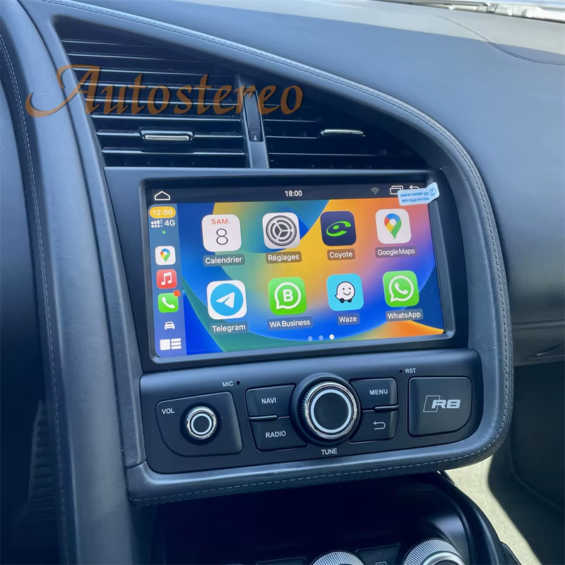 For Audi R8 Spyder Tony Stark Same Model Car GPS Navigation Auto Stereo HeadUnit