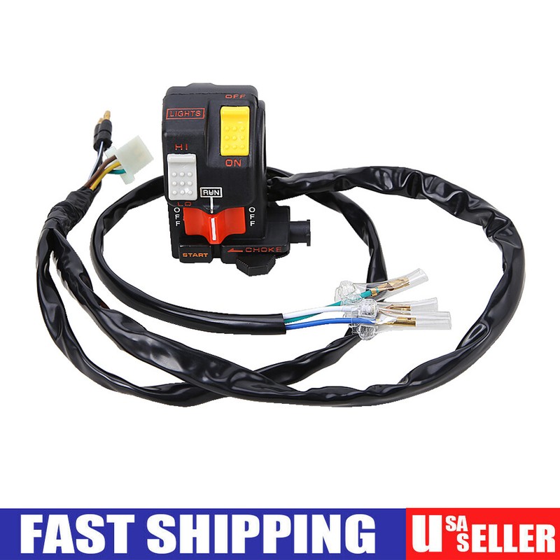 L/H Switch For Honda TRX 300 TRX300FW Fourtrax Start/Stop/Choke