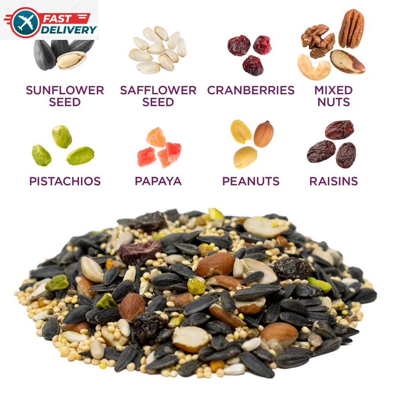 Nut, Fruit & Berry Wild Bird Food, Dry, 15 Lbs.