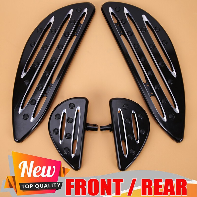 For Harley Electra Glide Driver Passenger Floorboards Floor Boards