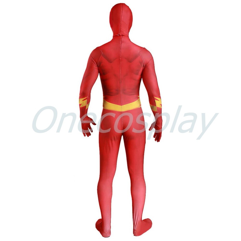 The Flash Speed Force Costume Cosplay Suit Bodysuit For Kids Adult Men