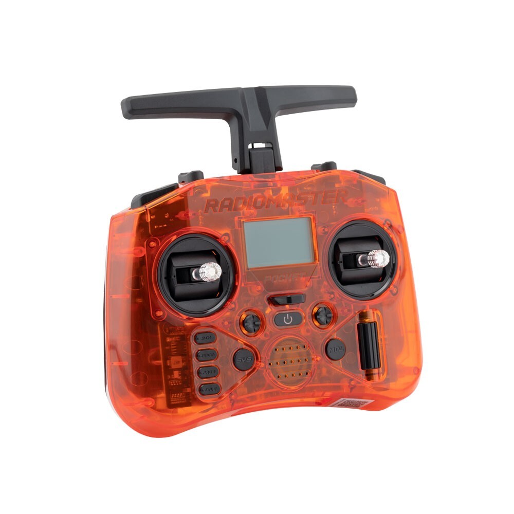 RadioMaster Pocket Radio Controller Mode 2 (Transparent Orange, ELRS)
