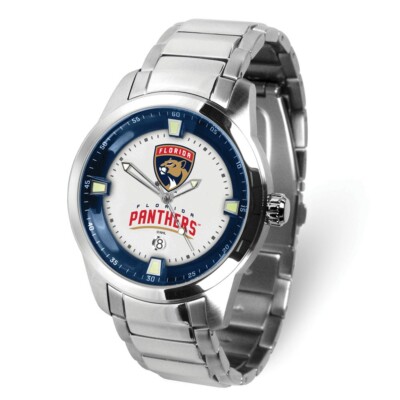 Pre-owned Game Time Gametime Florida Panthers Titan Watch In Multi-color