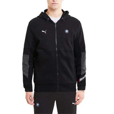 

Puma Bmw M Motorsport куртка с капюшоном на молнии мужская размер  пальто куртки верхняя одежда, Черный, Puma Bmw M Motorsport Hooded Full Zip Jacket