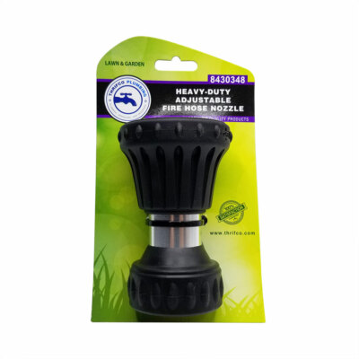 8430348 Fireman Fire Hose Nozzle with Adjustable Spray Replaces Orbit 56385