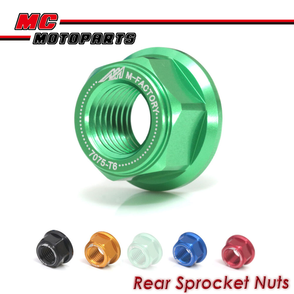 CNC Aluminium Sprocket Nut Kit Set For Kawasaki ZX-6R 636 B1