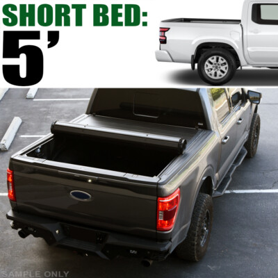 TLAPS For 2022-2023 Frontier 5 Ft 60'' Bed Low Profile Hard Roll-Up Tonneau Cover